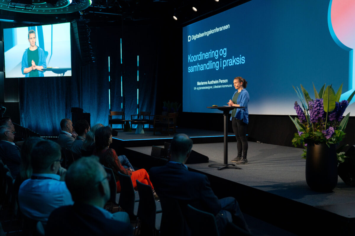 Digitaliseringskonferansen 2025 Marianne Austheim Person UX og tjenestedesigner Lillestrom kommune DIG 00862 Foto Inia James